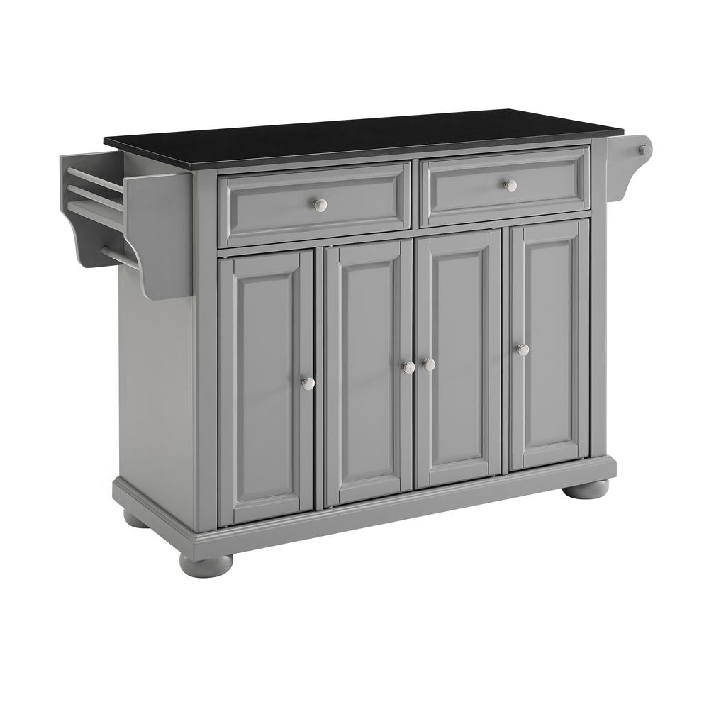 Alexandria Granite Top Full Size Kitchen Island/Cart. Picture 1