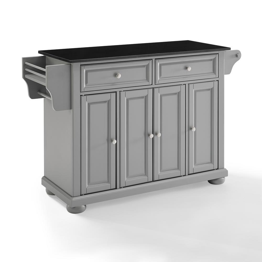 Alexandria Granite Top Full Size Kitchen Island/Cart. Picture 8
