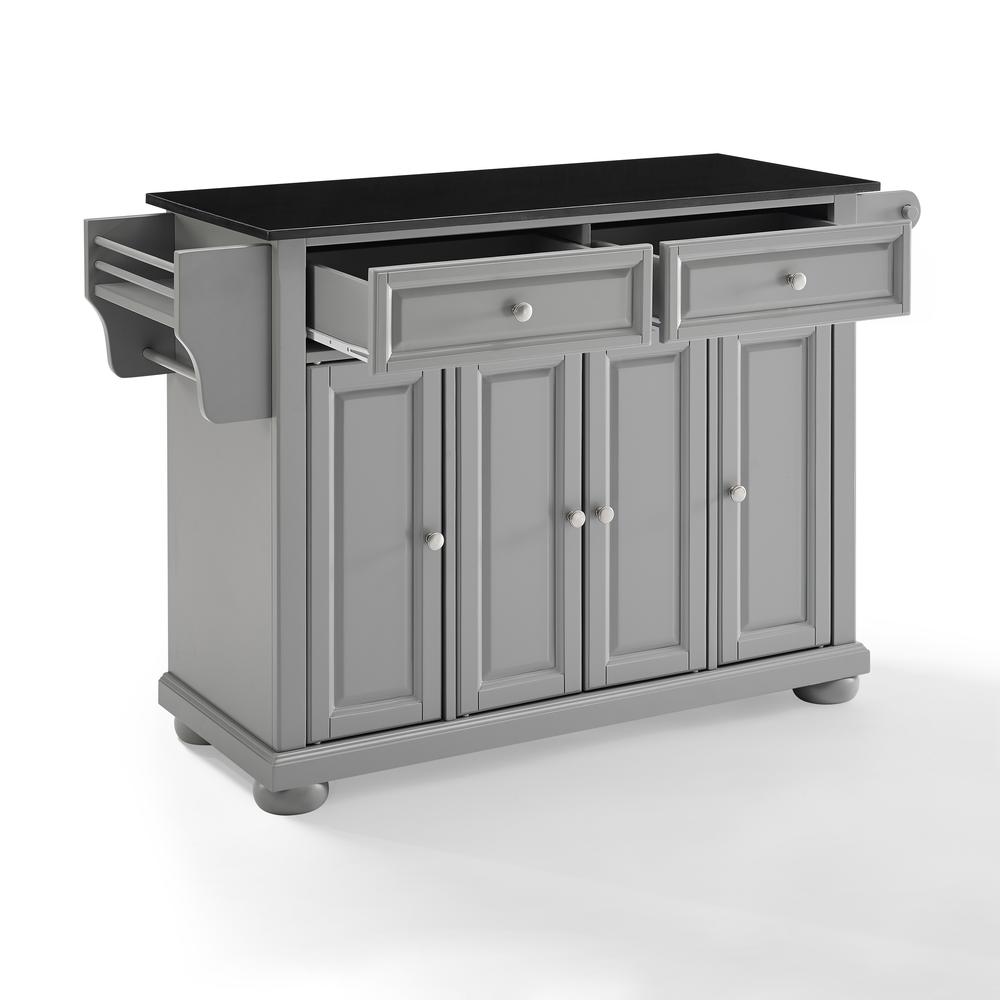 Alexandria Granite Top Full Size Kitchen Island/Cart. Picture 12