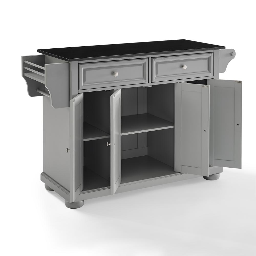 Alexandria Granite Top Full Size Kitchen Island/Cart. Picture 13