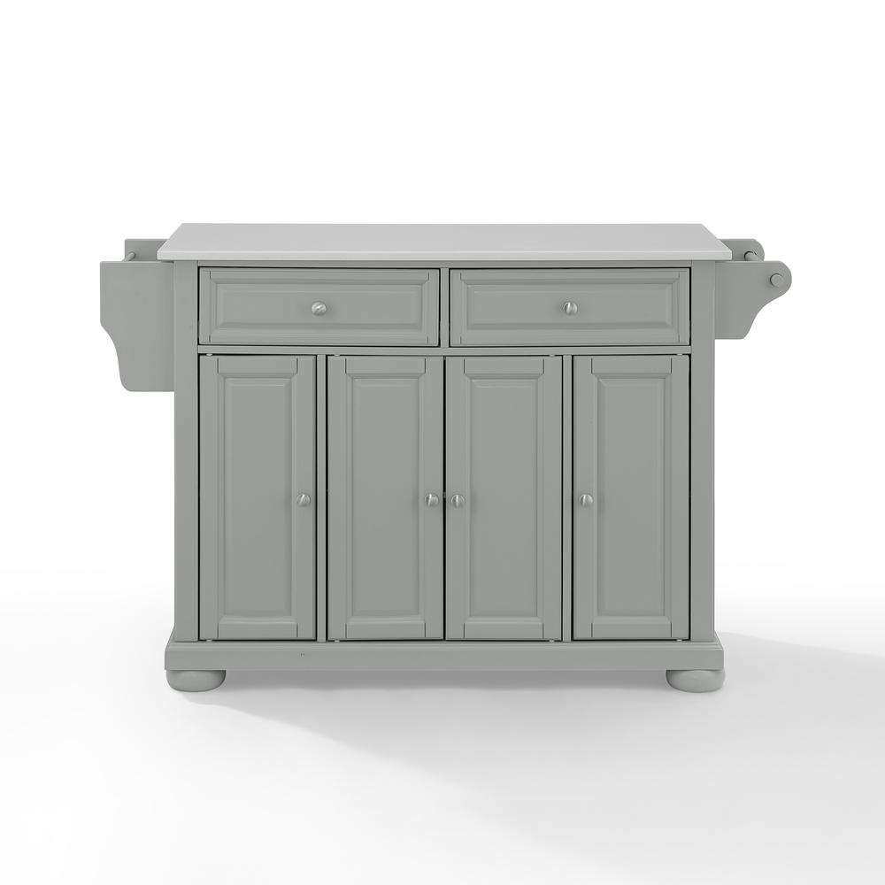 Alexandria Stone Top Full Size Kitchen Island/Cart. Picture 7