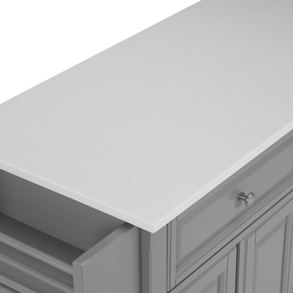 Alexandria Stone Top Full Size Kitchen Island/Cart. Picture 12