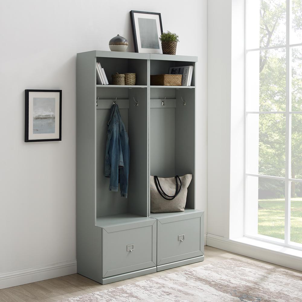 Harper 2-Piece Hall Tree Entryway Set - 2 Hall Trees. Picture 15