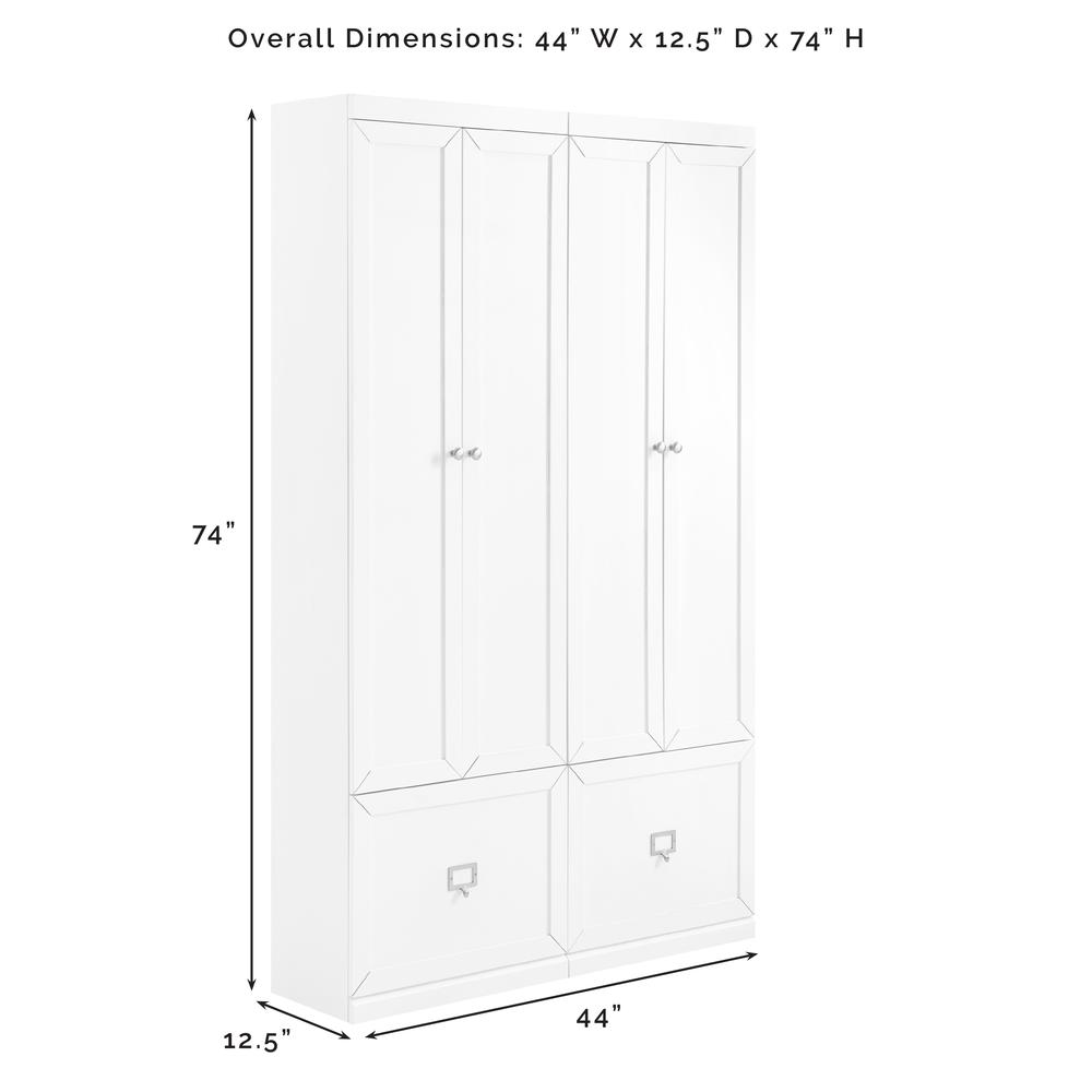 Harper 2-Piece Entryway Set - 2 Pantry Closets. Picture 10