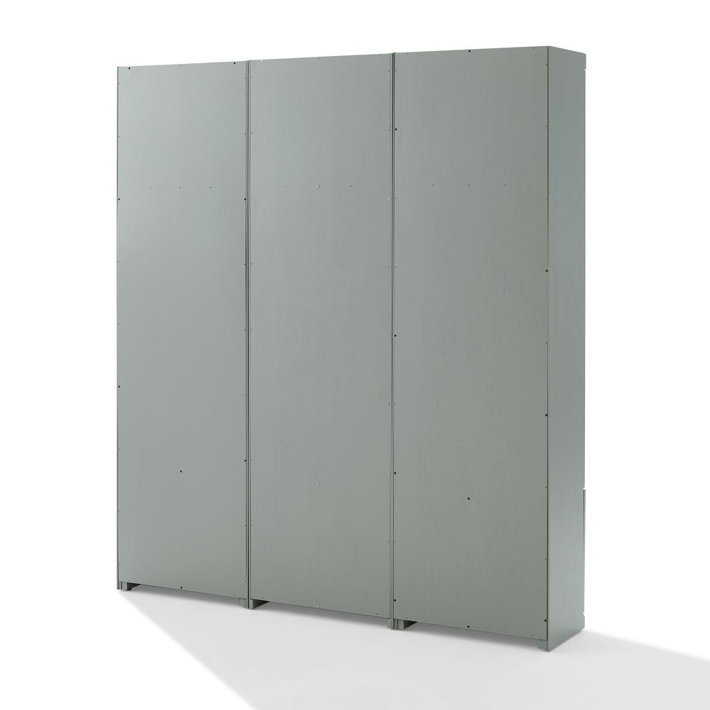 Harper 3-Piece Entryway Set - Hall Tree & 2 Pantry Closets. Picture 9