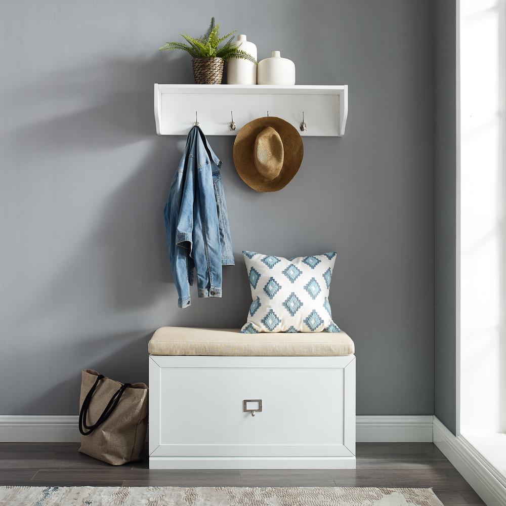 Harper 2-Piece Entryway Set - Bench & Shelf. Picture 10