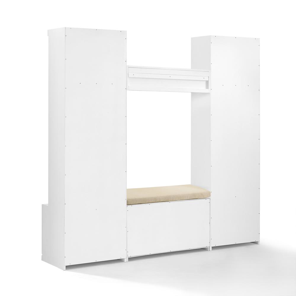 Harper 4-Piece Entryway Set - Bench, Shelf, & 2 Hall Trees. Picture 15