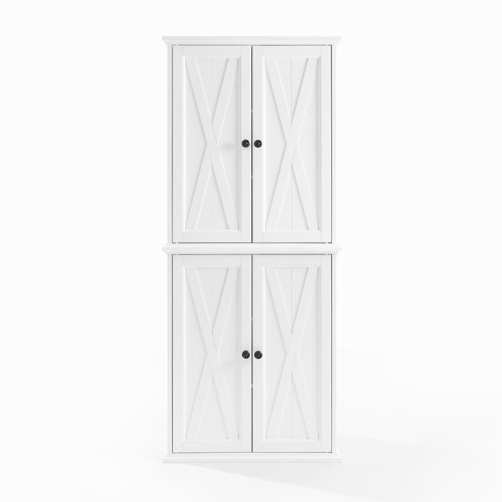 Clifton Tall Kitchen Storage Pantry - 2 Stackable Pantries. Picture 1