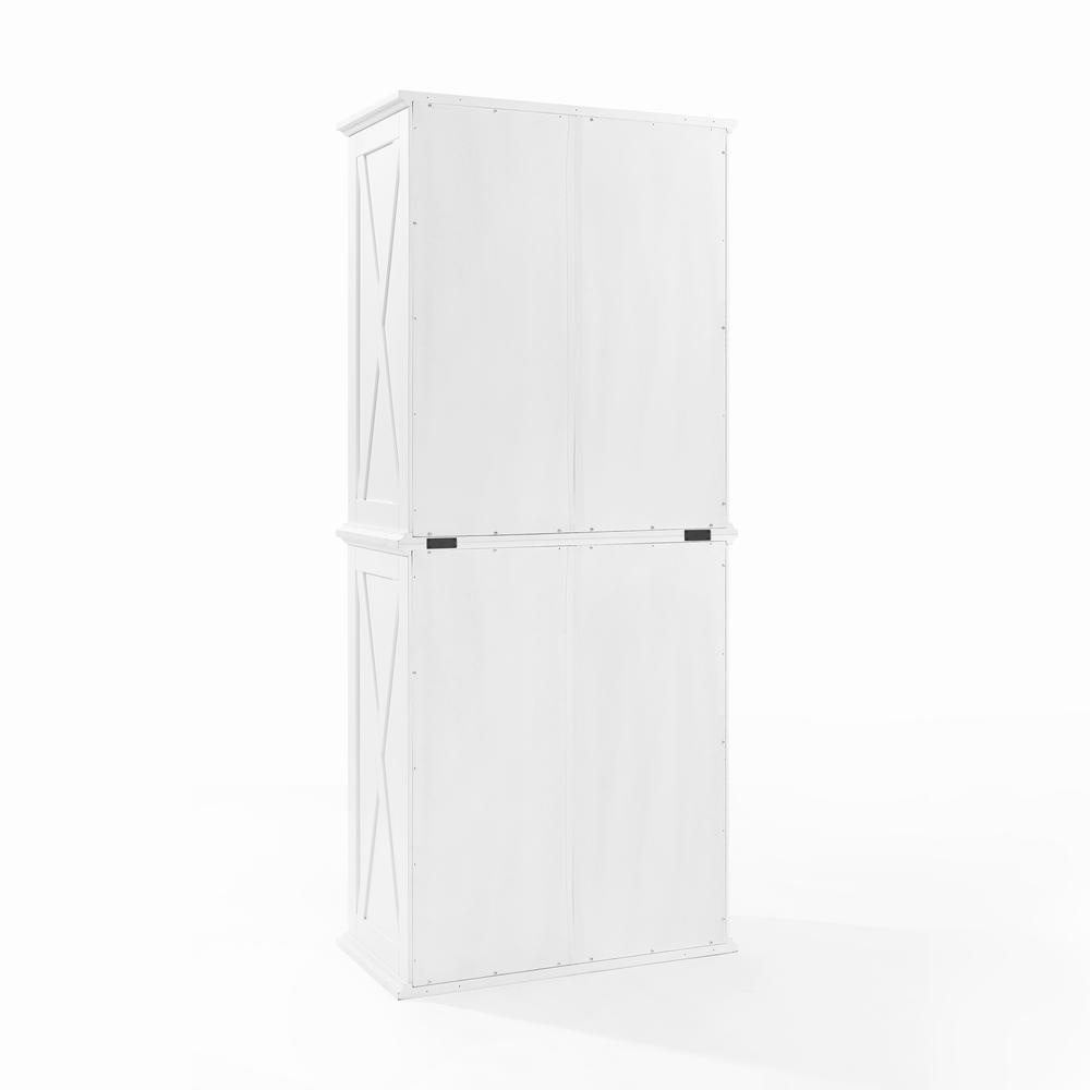 Clifton Tall Kitchen Storage Pantry - 2 Stackable Pantries. Picture 7