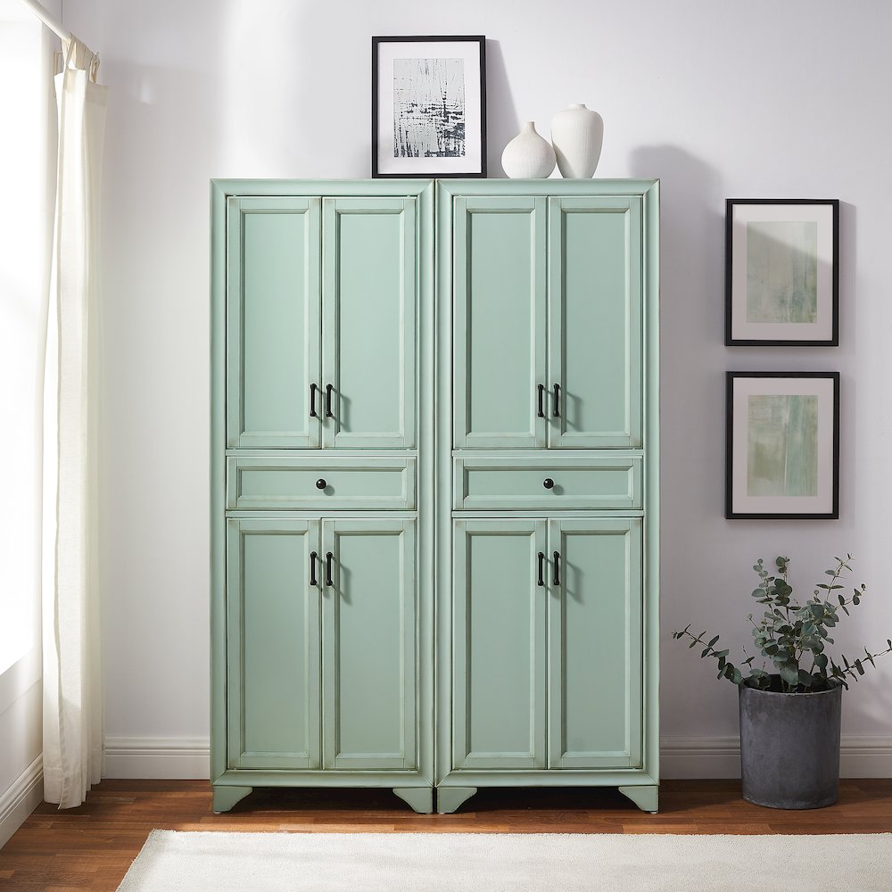 Tara 2-Piece Kitchen Storage Pantry Set - 2 Pantries. Picture 4