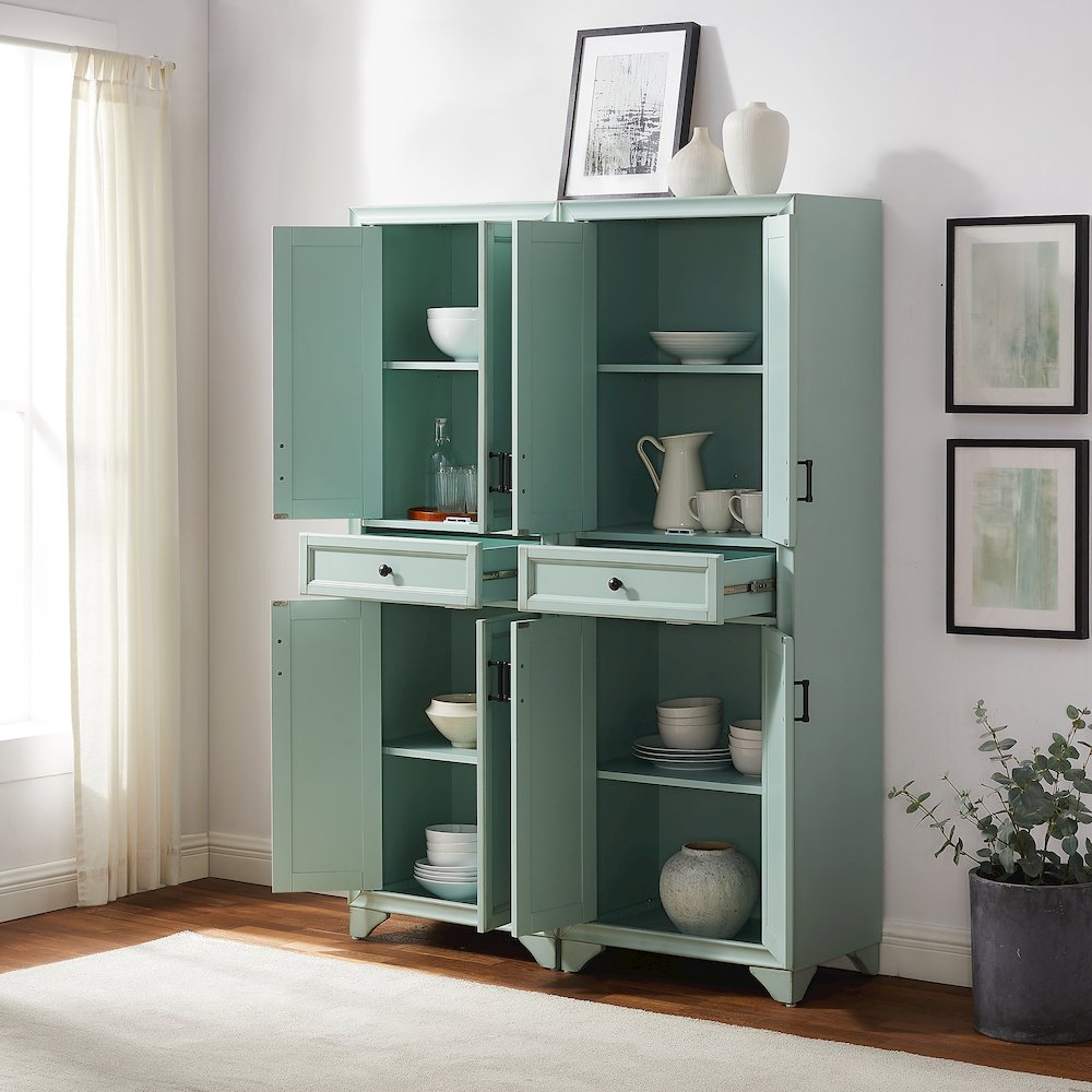 Tara 2-Piece Kitchen Storage Pantry Set - 2 Pantries. Picture 5