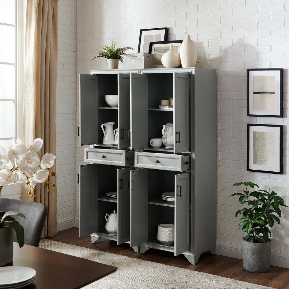 Tara 2-Piece Kitchen Storage Pantry Set. Picture 12