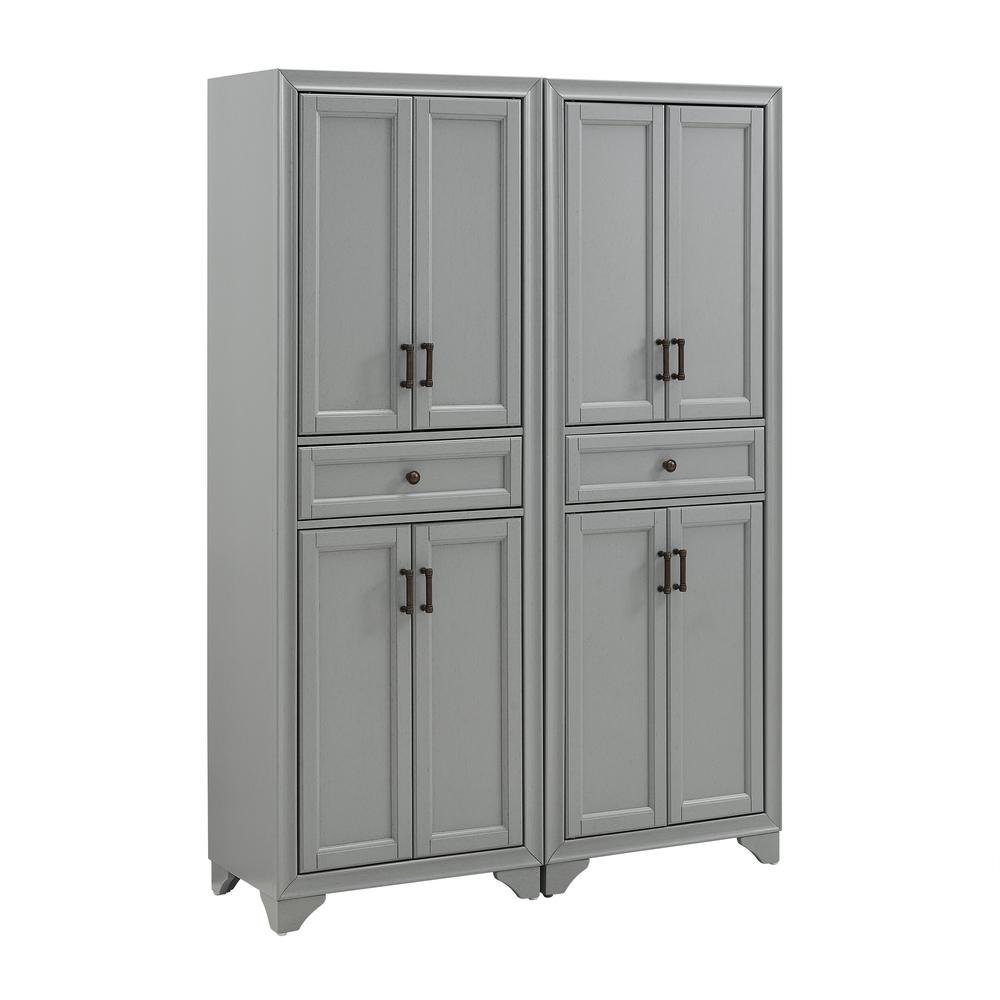 Tara 2-Piece Kitchen Storage Pantry Set. Picture 1