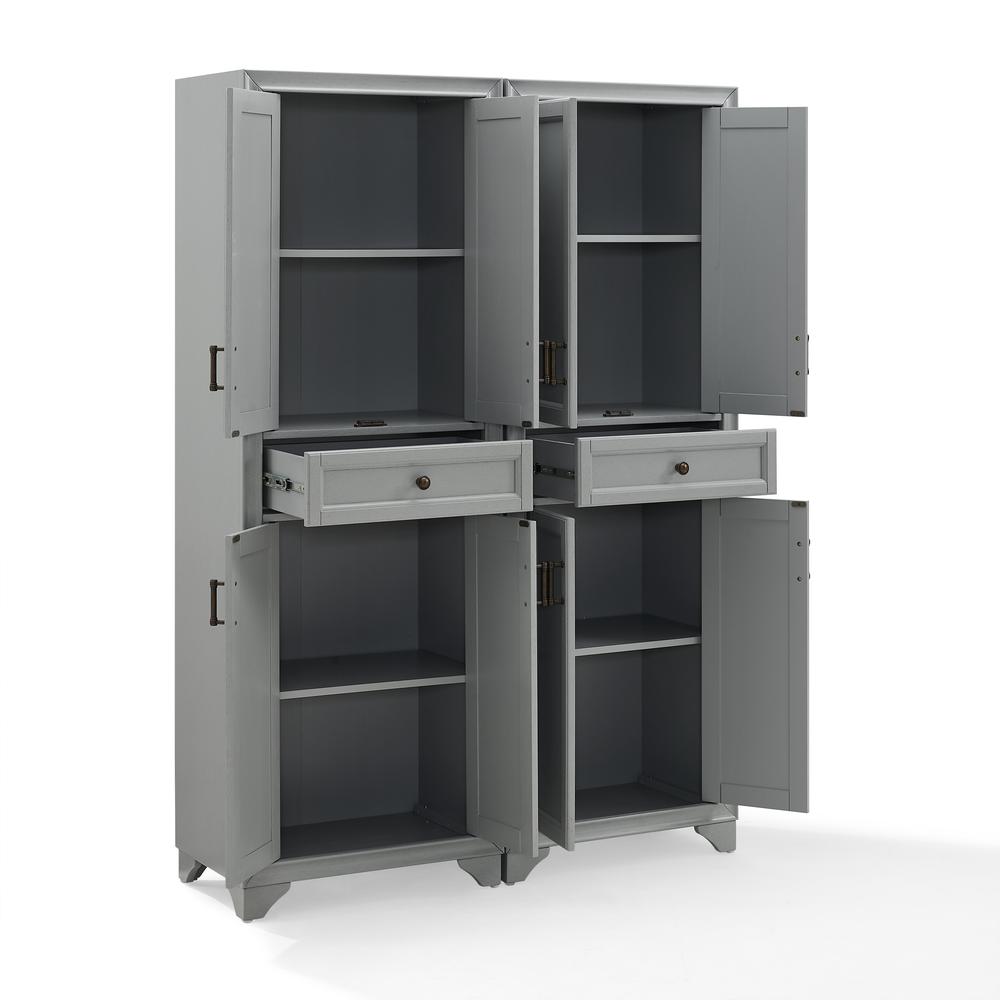 Tara 2-Piece Kitchen Storage Pantry Set. Picture 3