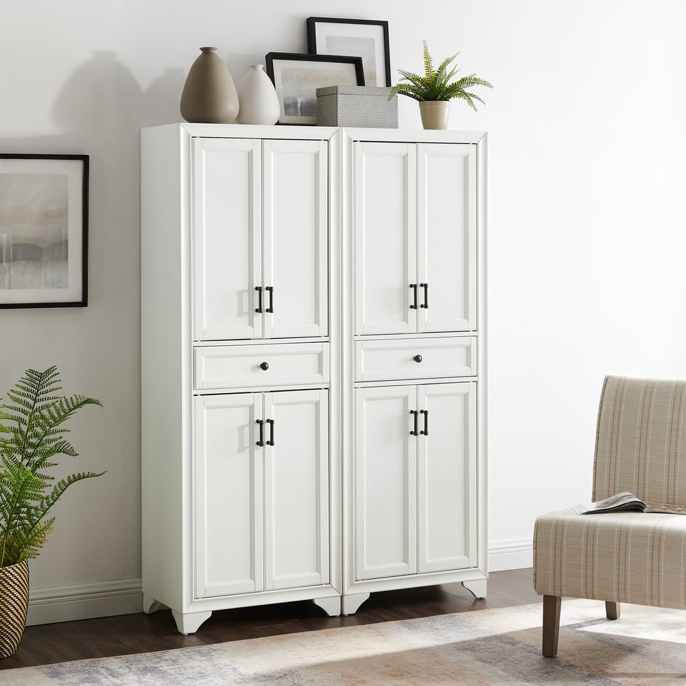 Tara 2-Piece Kitchen Storage Pantry Set - 2 Pantries. Picture 2