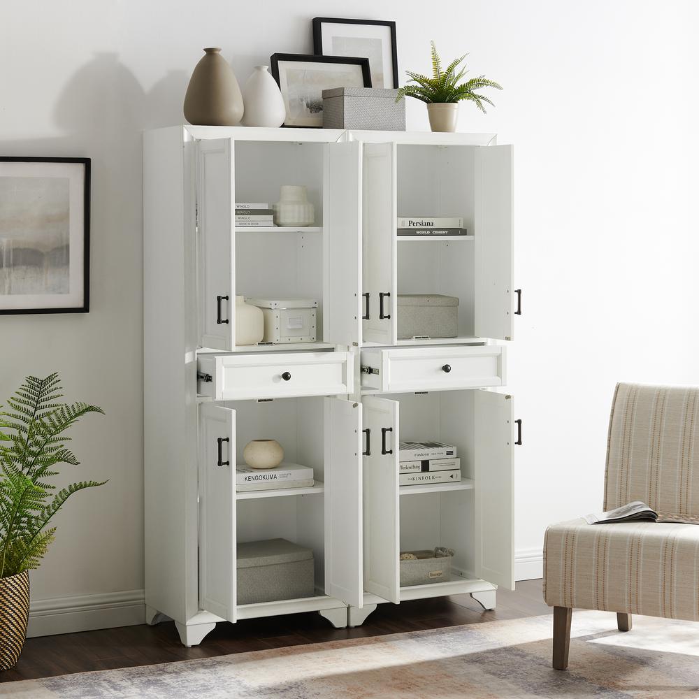 Tara 2-Piece Kitchen Storage Pantry Set - 2 Pantries. Picture 3