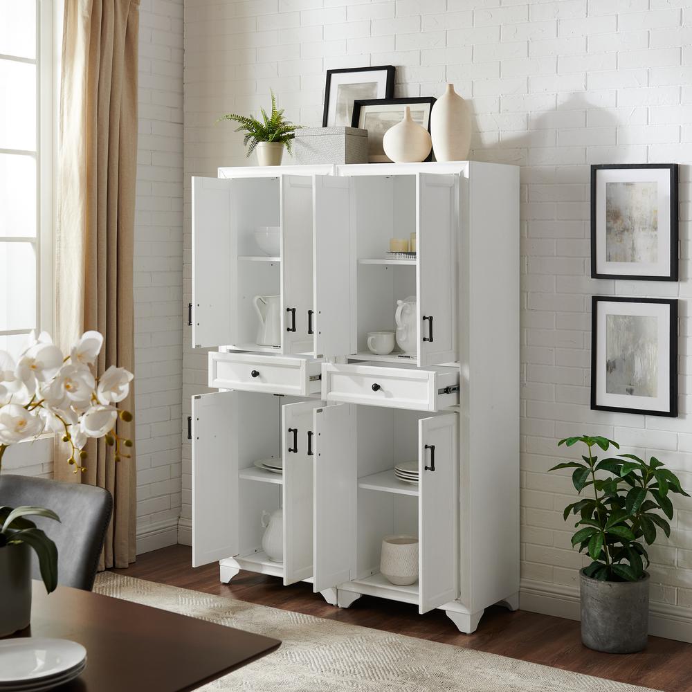 Tara 2-Piece Kitchen Storage Pantry Set - 2 Pantries. Picture 6
