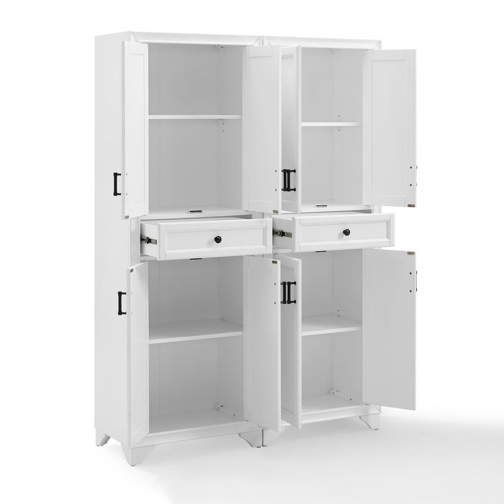 Tara 2-Piece Kitchen Storage Pantry Set - 2 Pantries. Picture 11