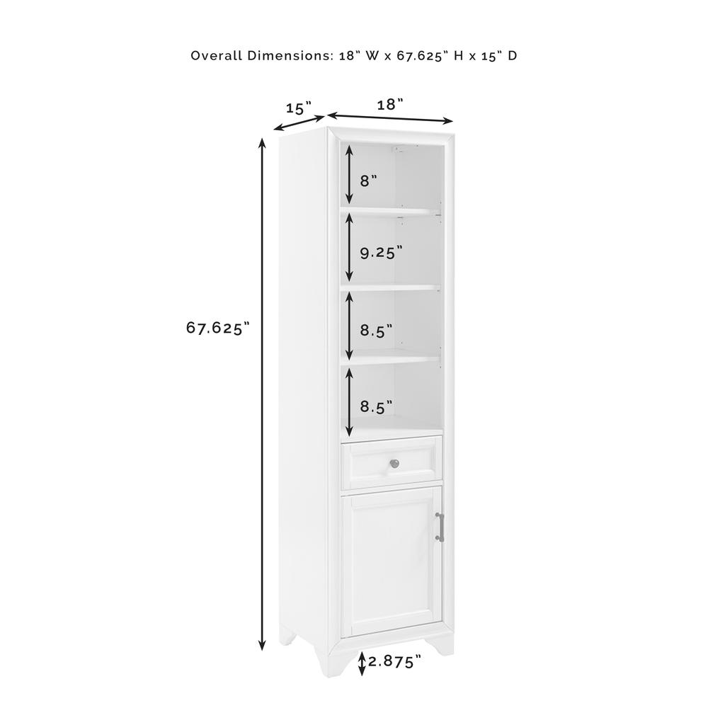 Tara 3-Piece Kitchen Storage Pantry Set - Pantry & 2 Linen Cabinets. Picture 15