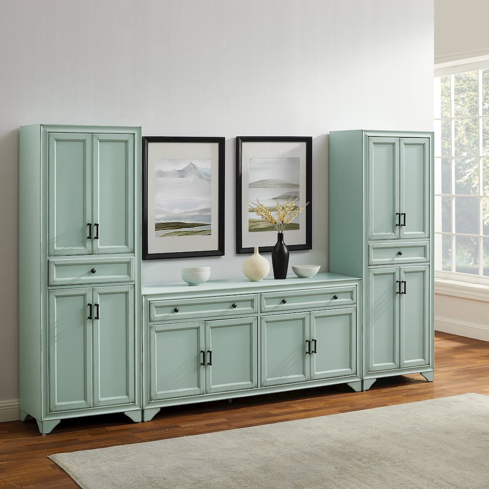 Tara 3-Piece Sideboard And Pantry Set - Sideboard & 2 Pantries. Picture 4