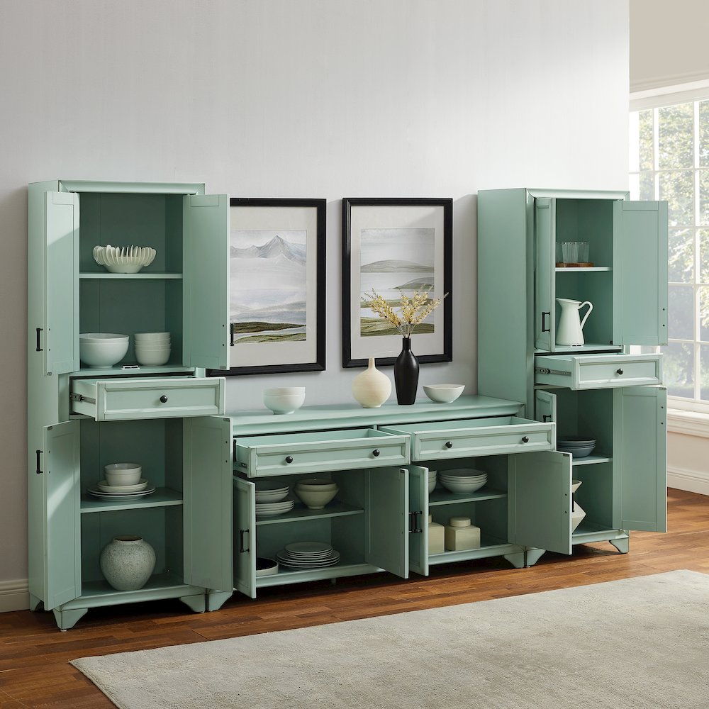 Tara 3-Piece Sideboard And Pantry Set - Sideboard & 2 Pantries. Picture 6