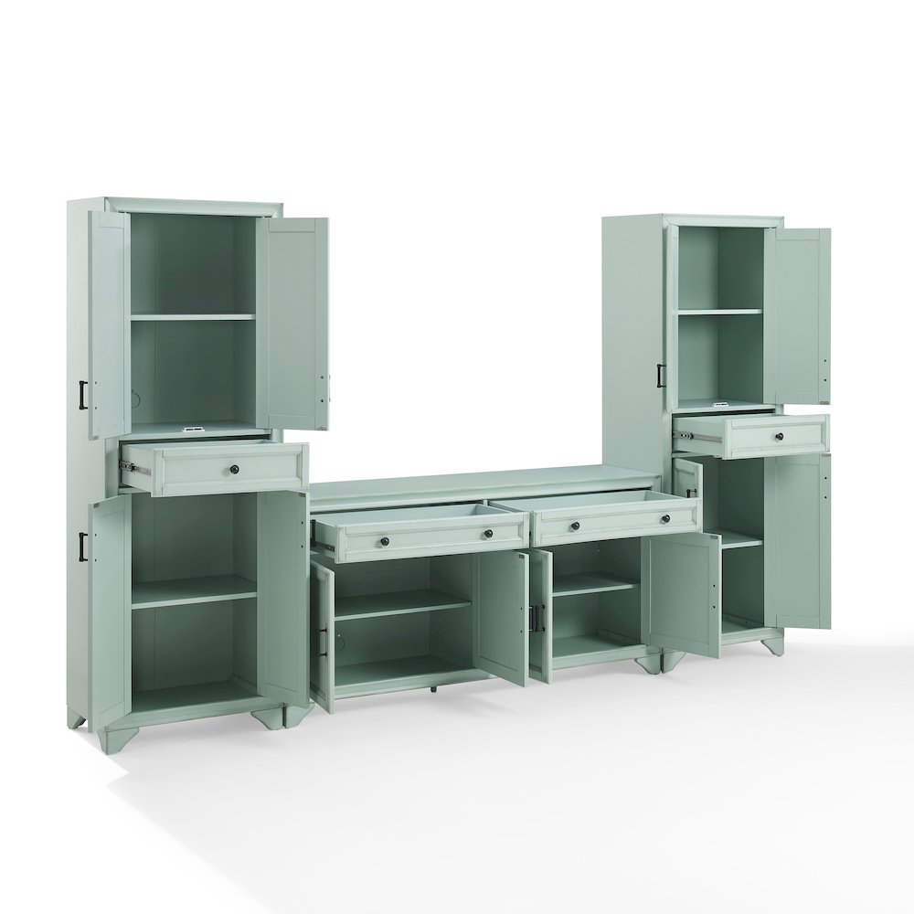 Tara 3-Piece Sideboard And Pantry Set - Sideboard & 2 Pantries. Picture 3