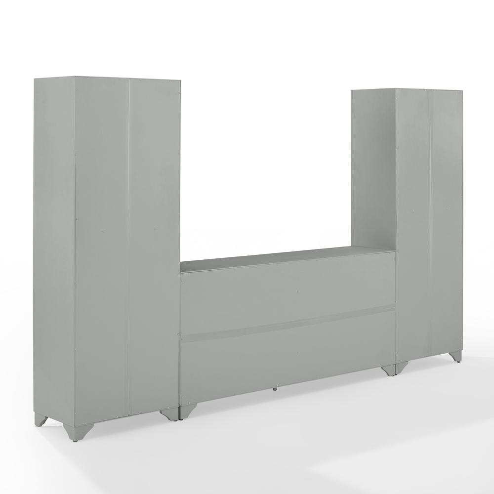 Tara 3-Piece Entertainment Center - Sideboard & 2 Pantries. Picture 8