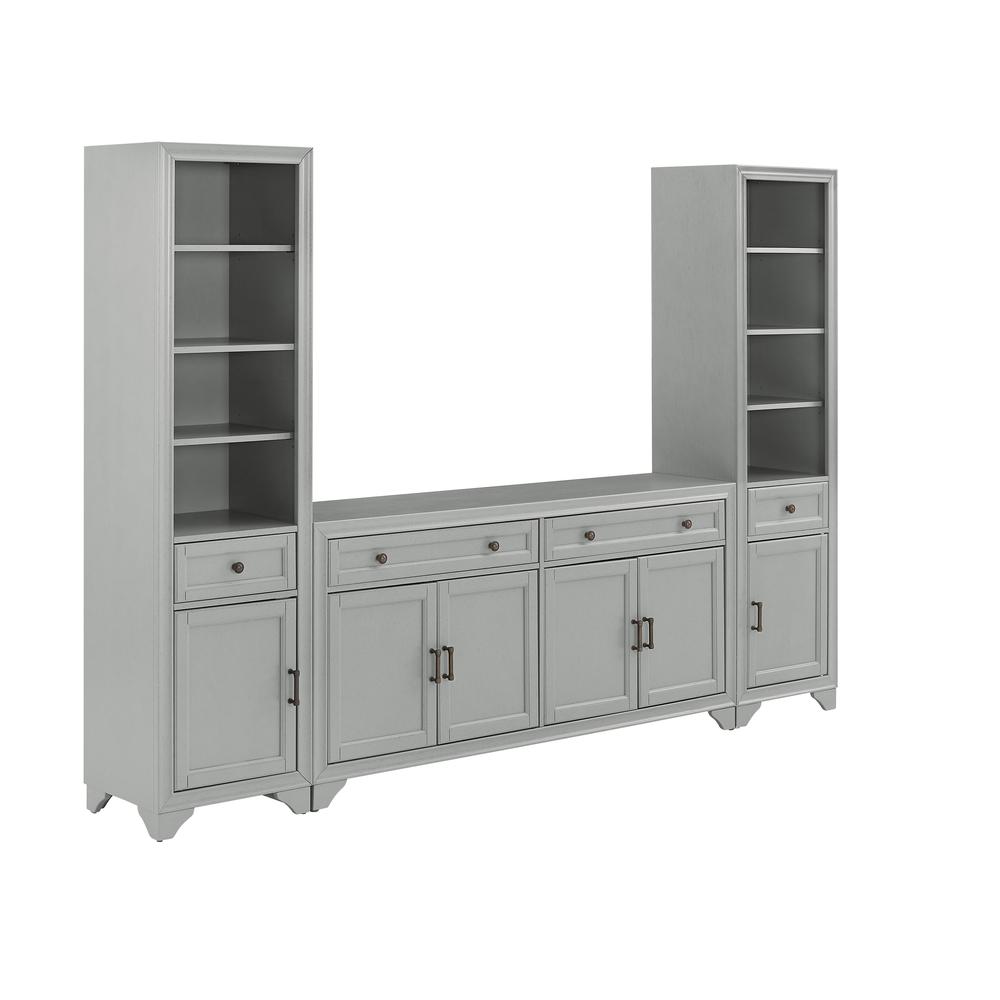Tara 3-Piece Sideboard And Bookcase Set. Picture 1