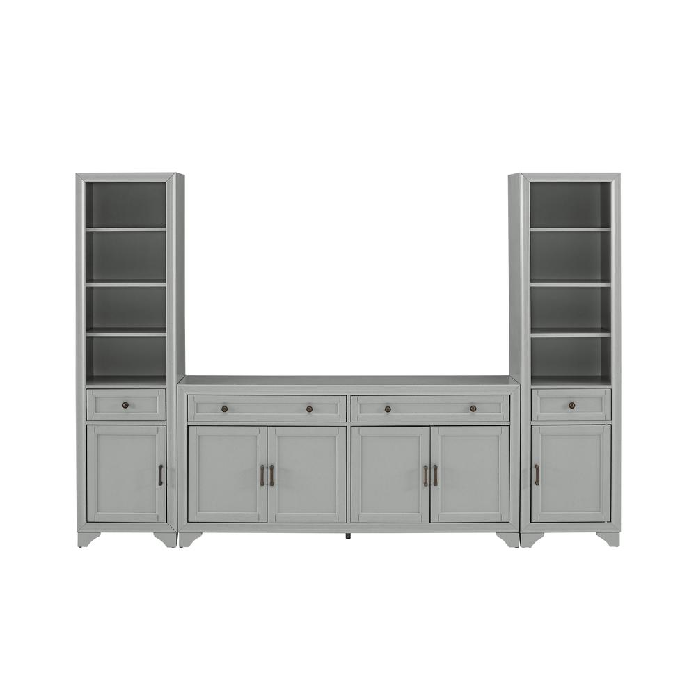 Tara 3-Piece Sideboard And Bookcase Set. Picture 17