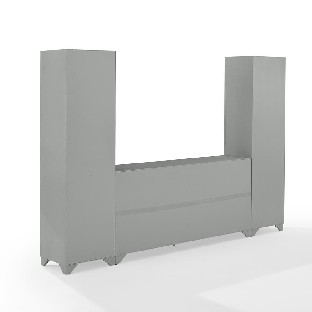 Tara 3-Piece Sideboard And Bookcase Set. Picture 10
