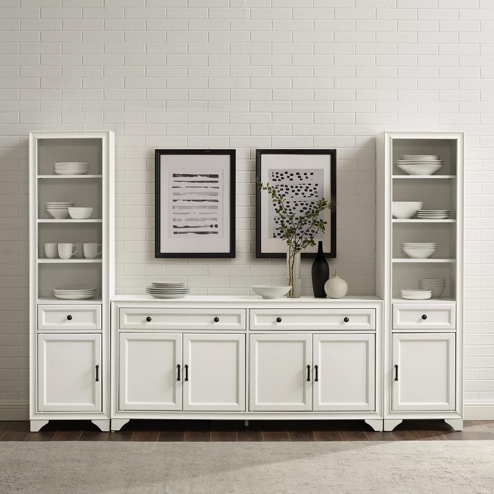 Tara 3-Piece Sideboard And Bookcase Set - Sideboard & 2 Bookcases. Picture 3