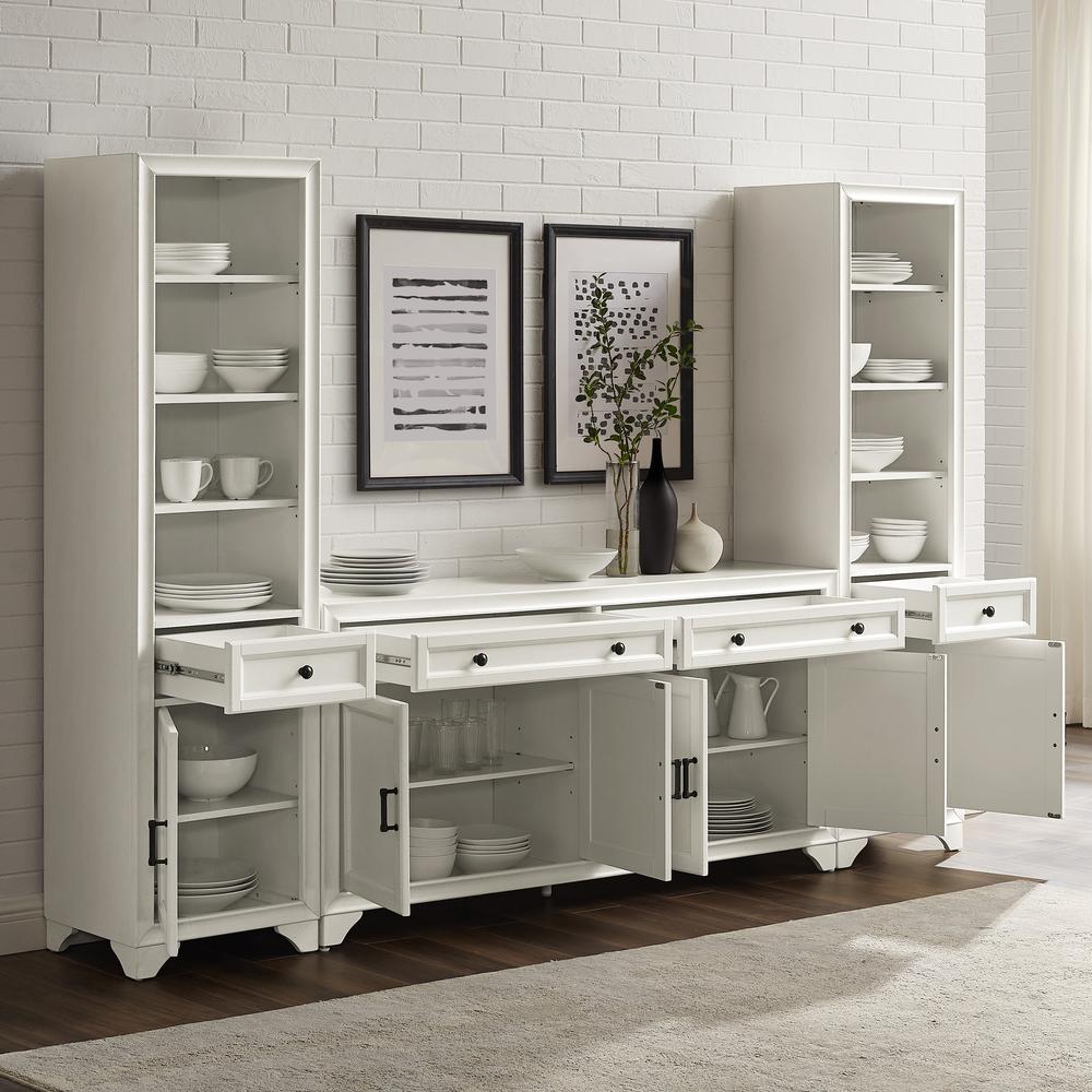 Tara 3-Piece Sideboard And Bookcase Set - Sideboard & 2 Bookcases. Picture 6