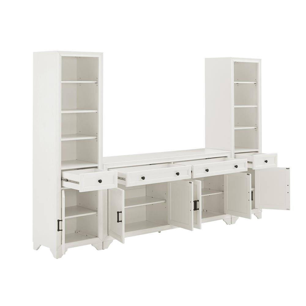 Tara 3-Piece Sideboard And Bookcase Set - Sideboard & 2 Bookcases. Picture 16