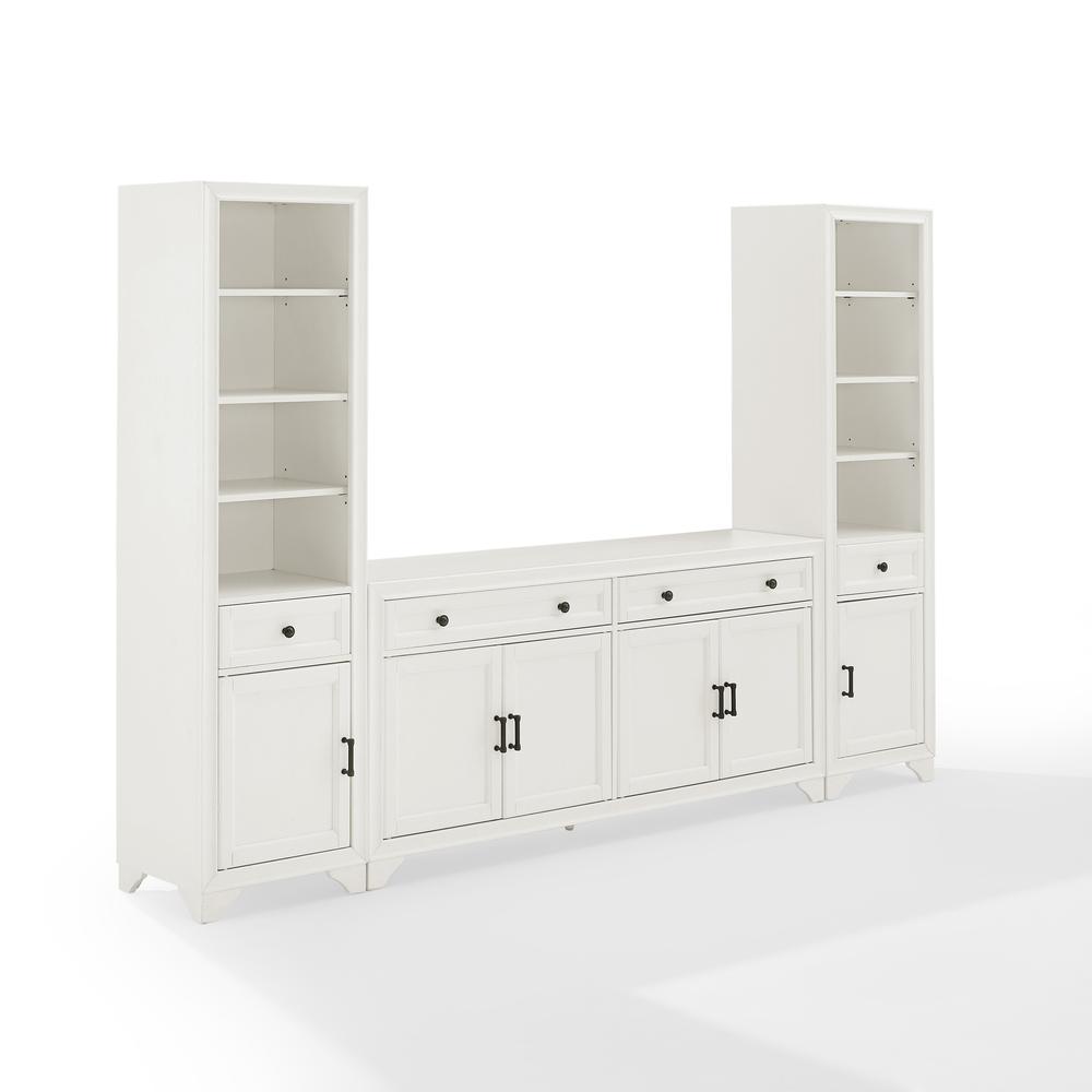 Tara 3-Piece Sideboard And Bookcase Set - Sideboard & 2 Bookcases. Picture 5