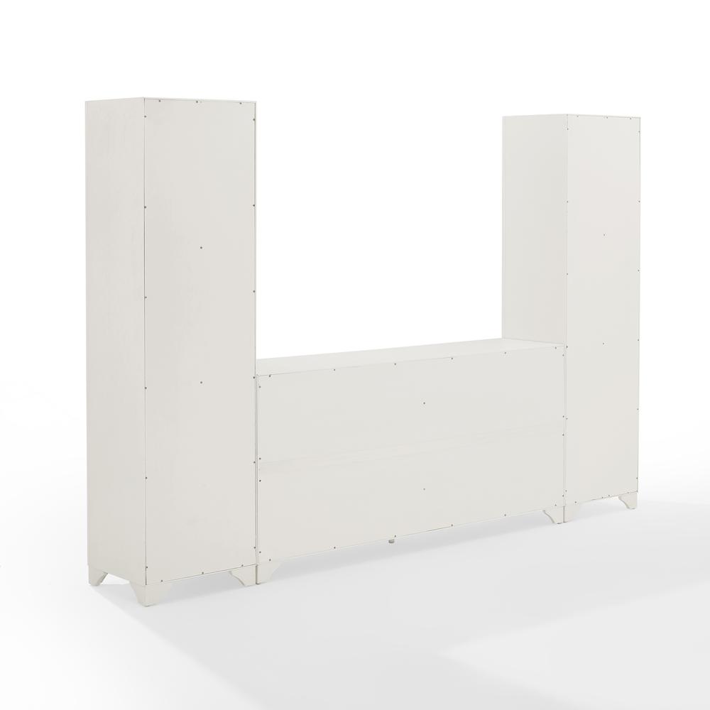 Tara 3-Piece Sideboard And Bookcase Set - Sideboard & 2 Bookcases. Picture 10