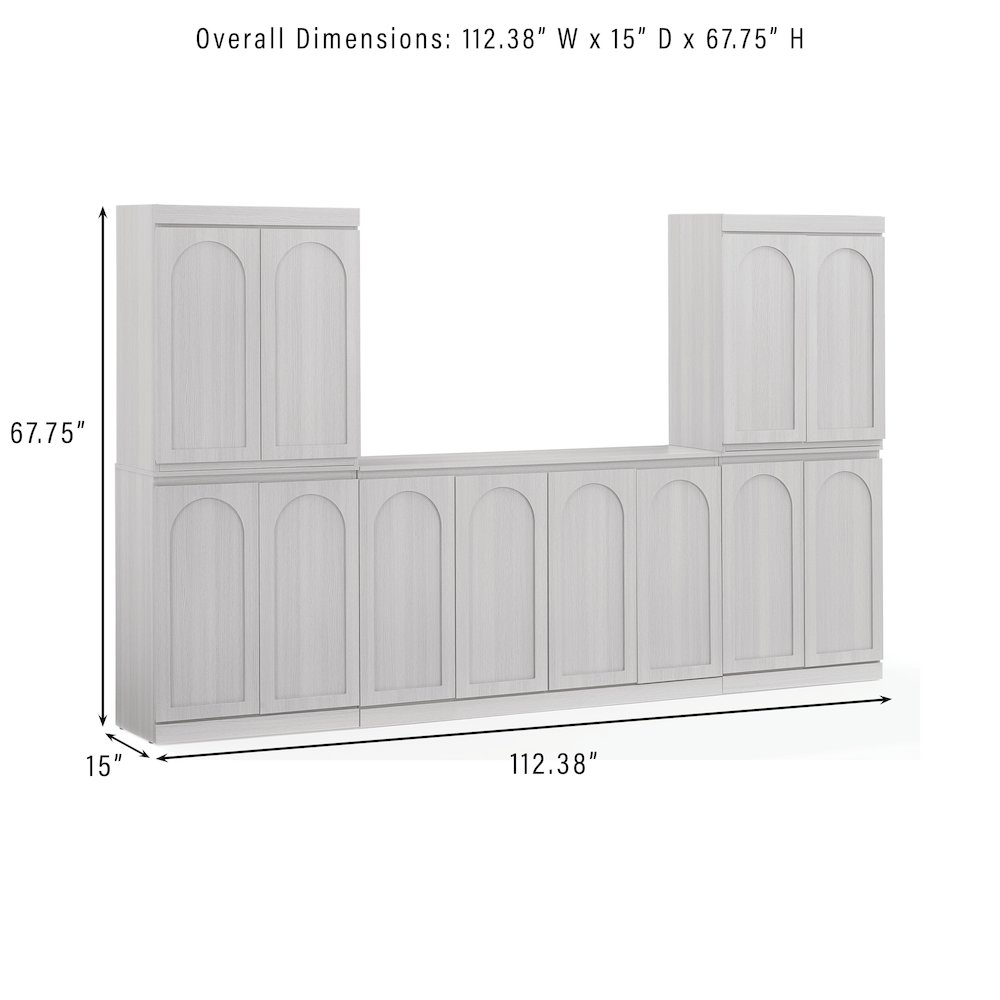 Marco 3-Piece Entertainment Center - Sideboard & 2 Pantries. Picture 9