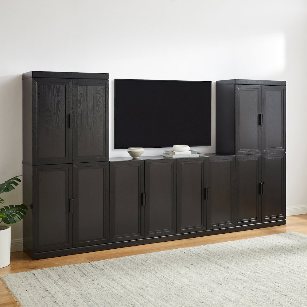 Essen 3-Piece Entertainment Center - Sideboard & 2 Pantries. Picture 6