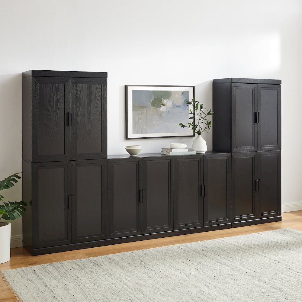 Essen 3-Piece Entertainment Center - Sideboard & 2 Pantries. Picture 5