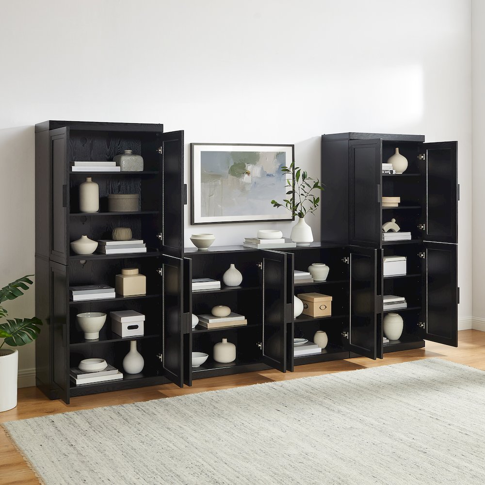 Essen 3-Piece Entertainment Center - Sideboard & 2 Pantries. Picture 8