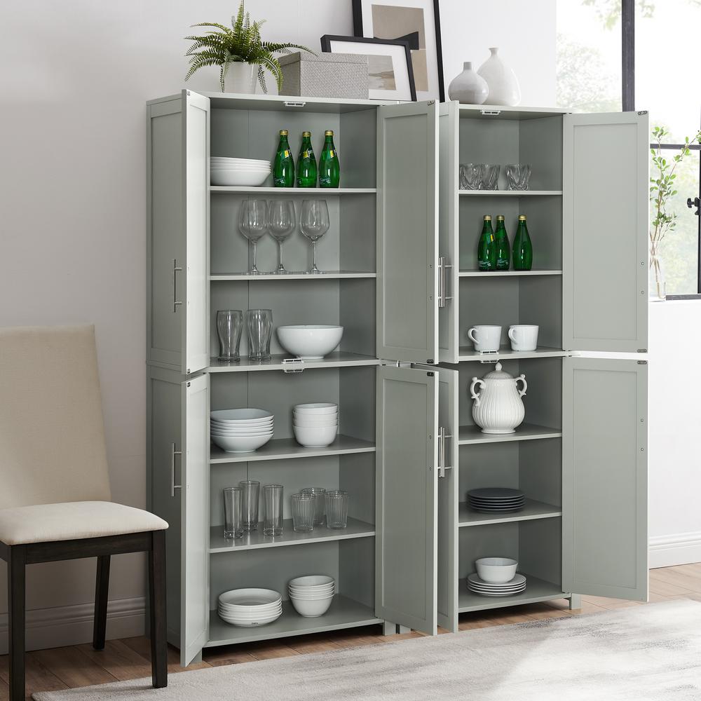 Savannah 2-Piece Kitchen Storage Pantry Set - 2 Pantries. Picture 3