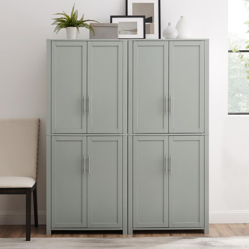 Savannah 2-Piece Kitchen Storage Pantry Set - 2 Pantries. Picture 4