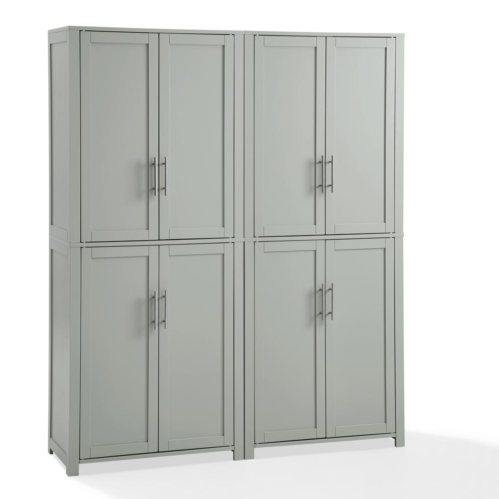 Savannah 2-Piece Kitchen Storage Pantry Set - 2 Pantries. Picture 6
