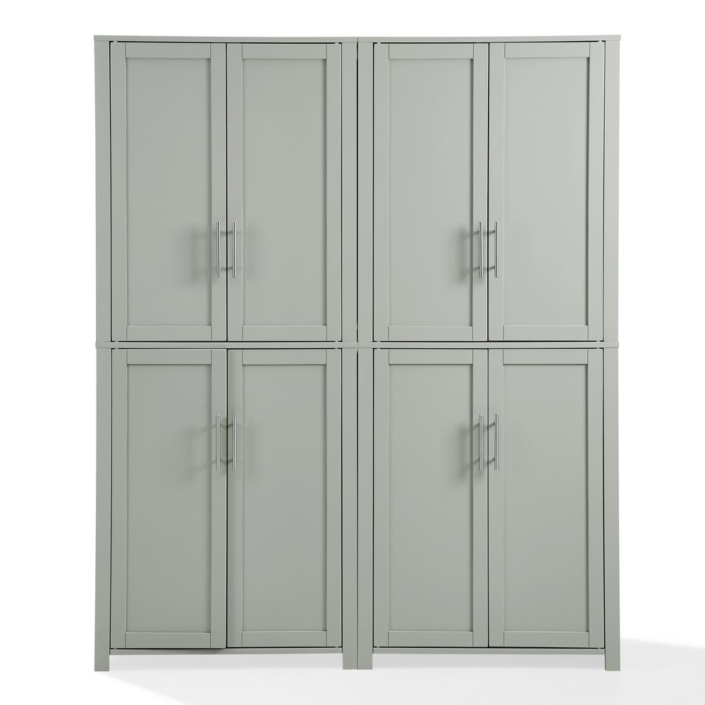 Savannah 2-Piece Kitchen Storage Pantry Set - 2 Pantries. Picture 7