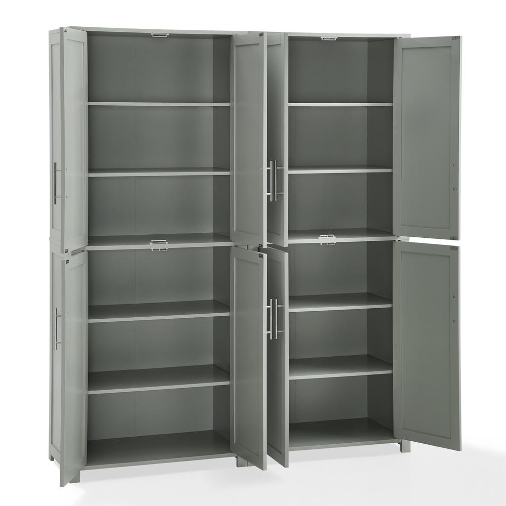 Savannah 2-Piece Kitchen Storage Pantry Set - 2 Pantries. Picture 8