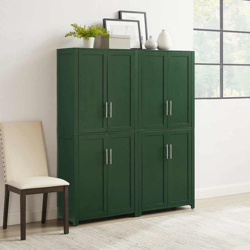 Savannah 2-Piece Kitchen Storage Pantry Set - 2 Pantries. Picture 5