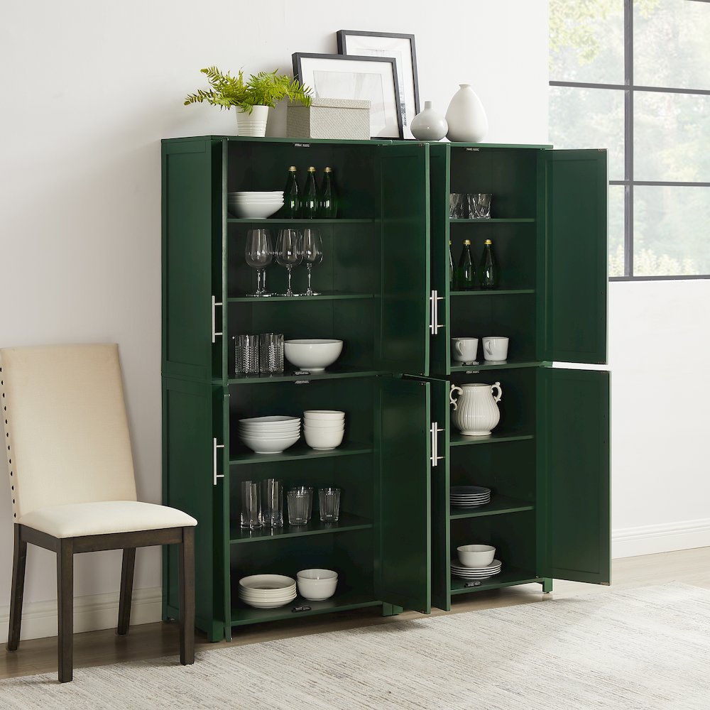Savannah 2-Piece Kitchen Storage Pantry Set - 2 Pantries. Picture 7