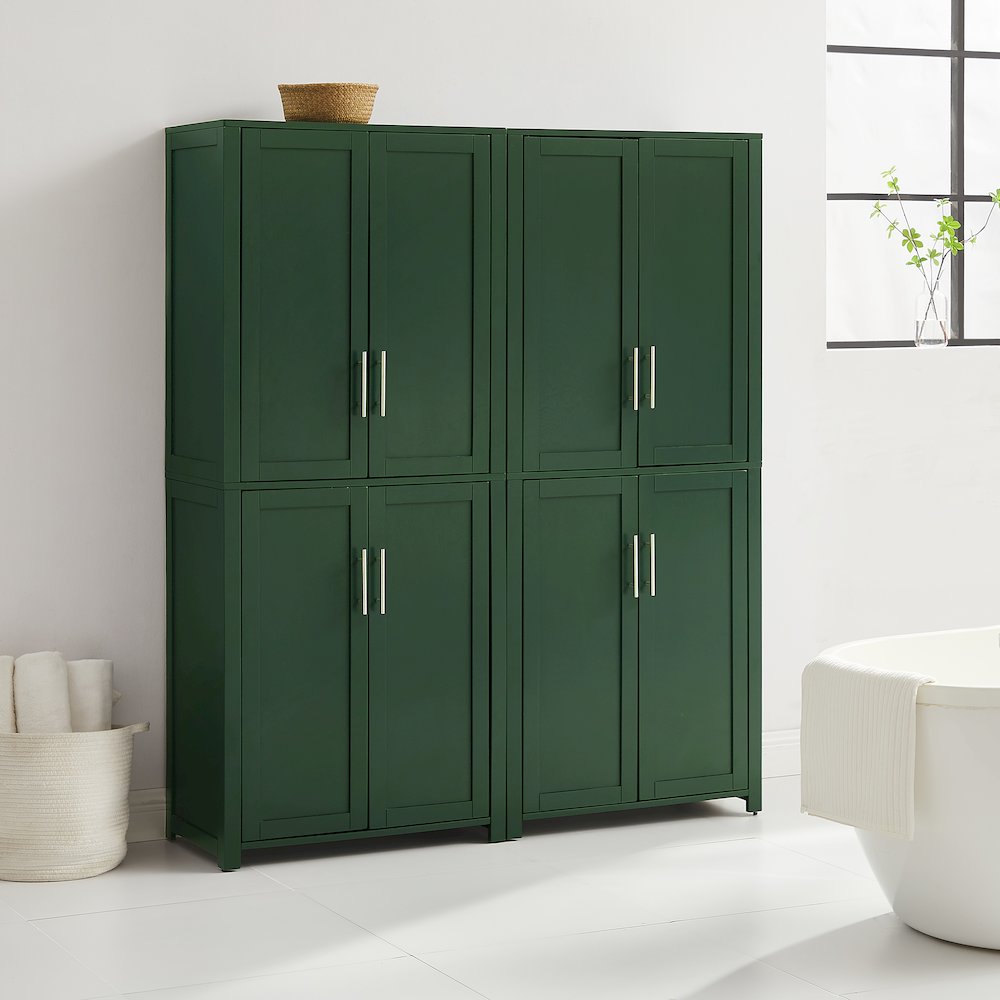 Savannah 2-Piece Kitchen Storage Pantry Set - 2 Pantries. Picture 8