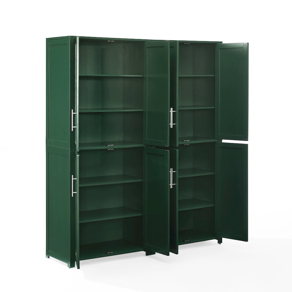 Savannah 2-Piece Kitchen Storage Pantry Set - 2 Pantries. Picture 4
