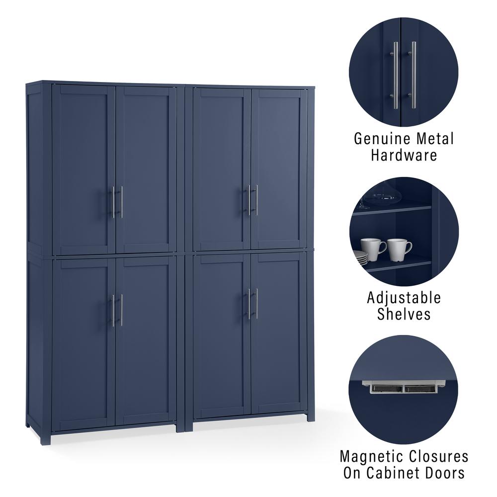 Savannah 2-Piece Kitchen Storage Pantry Set. Picture 7