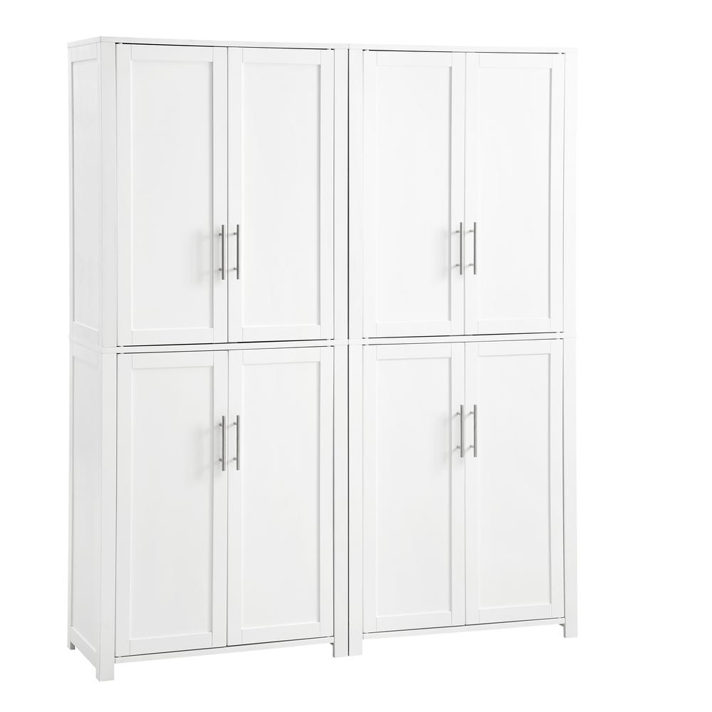 Savannah 2-Piece Kitchen Storage Pantry Set. Picture 1